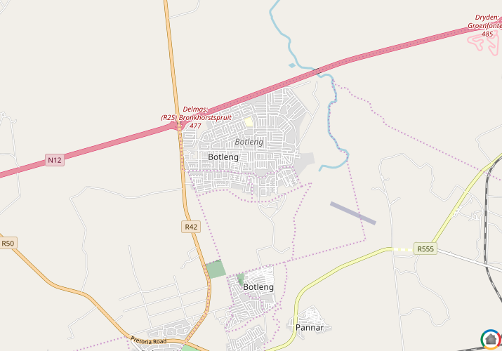 Map location of Botleng